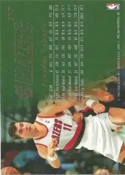Back of Arvydas Sabonis