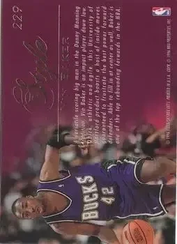 Back of Vin Baker