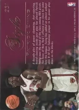 Back of Patrick Ewing