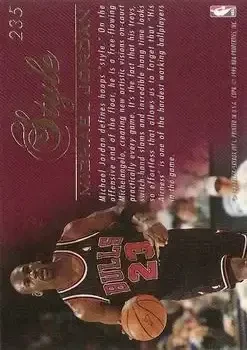 Back of Michael Jordan