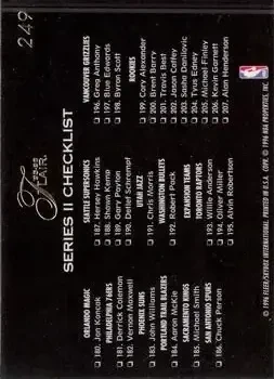 Back of Card #249