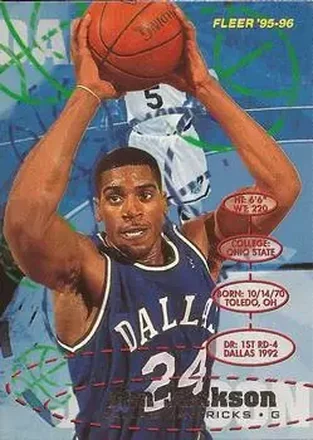 1995-96 Fleer #34 Jim Jackson