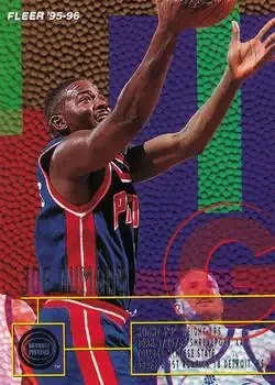 1995-96 Fleer #50 Joe Dumars