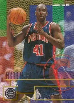 1995-96 Fleer #56 Mark West