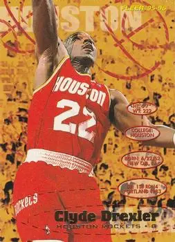 1995-96 Fleer #66 Clyde Drexler