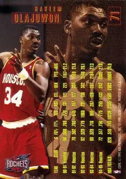 Back of Hakeem Olajuwon