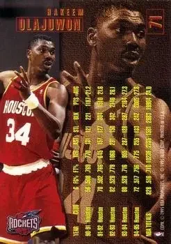 Back of Hakeem Olajuwon