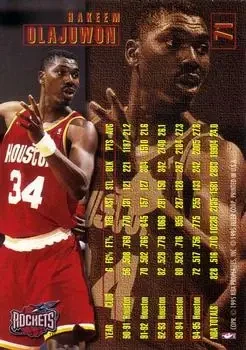 Back of Hakeem Olajuwon