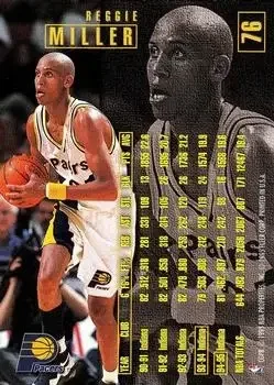 Back of Reggie Miller