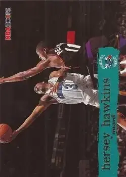 1995-96 Hoops #17 Hersey Hawkins