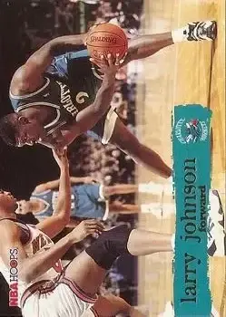 1995-96 Hoops #18 Larry Johnson