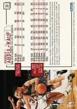 Back of Mahmoud Abdul-Rauf