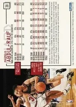 Back of Mahmoud Abdul-Rauf