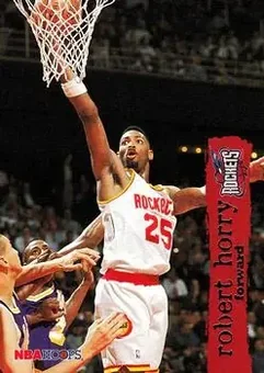 1995-96 Hoops #61 - Robert Horry - Houston Rockets