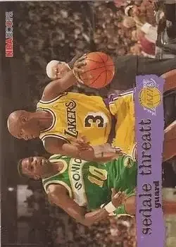 1995-96 Hoops #81 Sedale Threatt