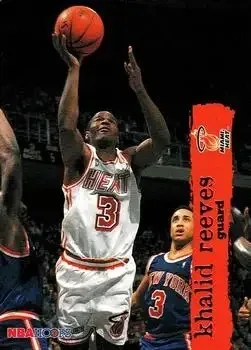 1995-96 Hoops #86 Khalid Reeves