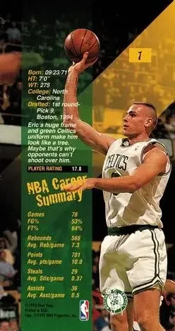 Back of Eric Montross