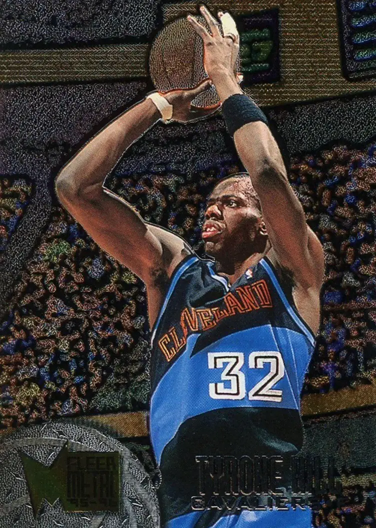 1995-96 Metal #17 Tyrone Hill