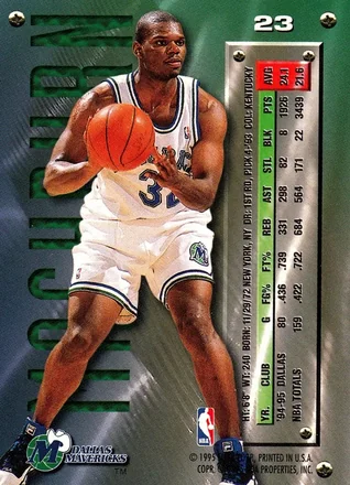 Jamal Mashburn Rückseite