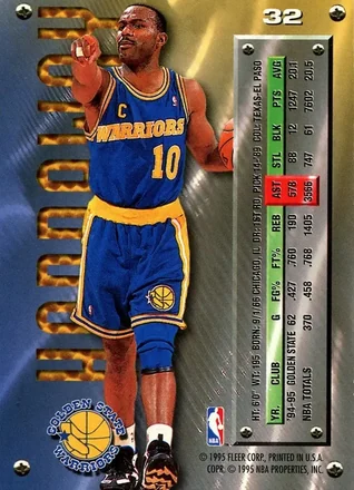 Tim Hardaway Rückseite