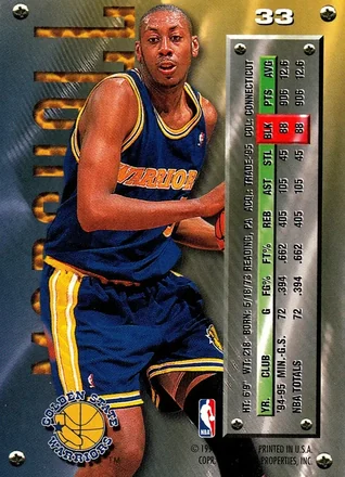 Verso de Donyell Marshall