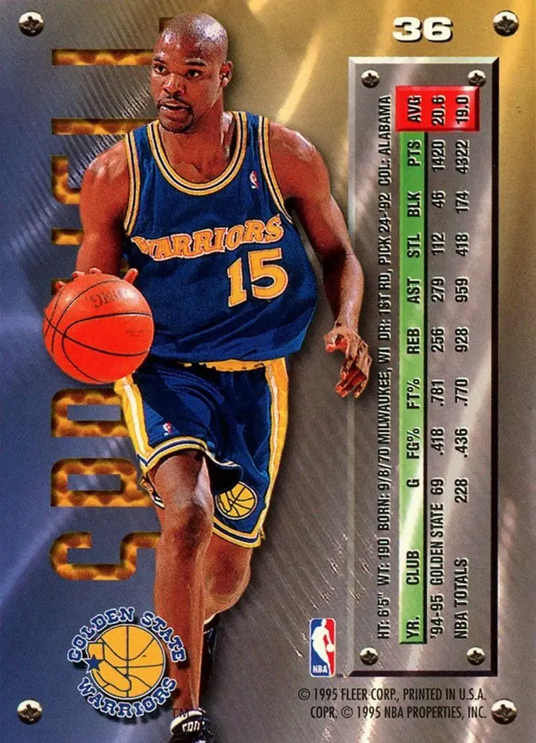 Back of Latrell Sprewell