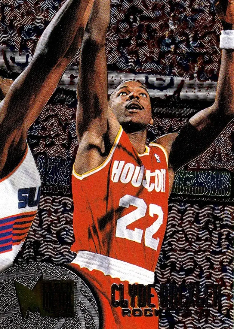 1995-96 Metal #38 Clyde Drexler