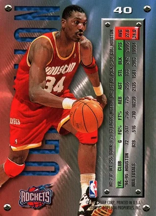 Hakeem Olajuwon Rückseite