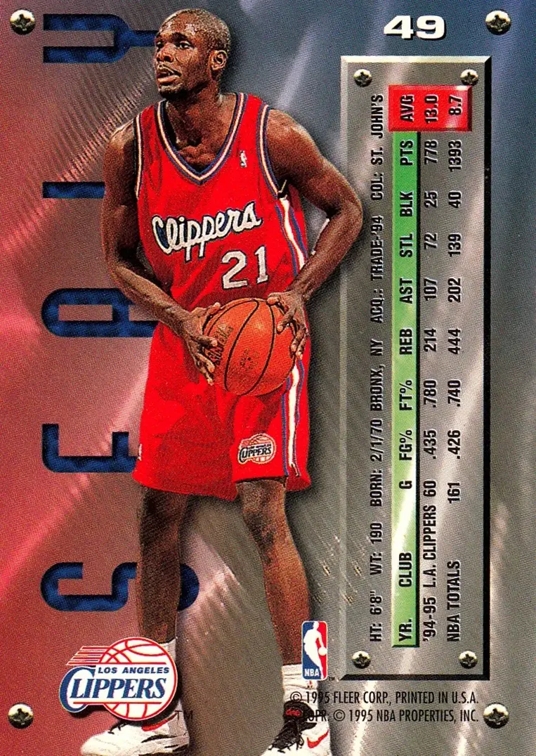 Back of Malik Sealy