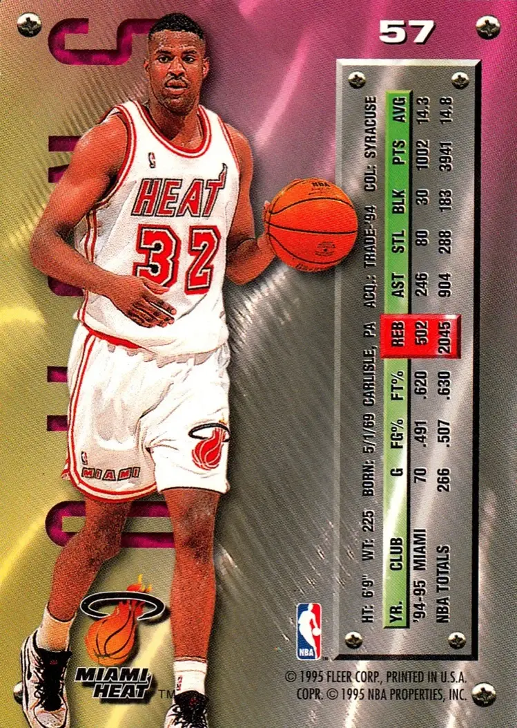 Back of Billy Owens