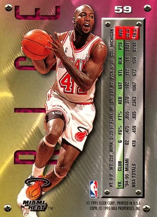 Glen Rice Rückseite