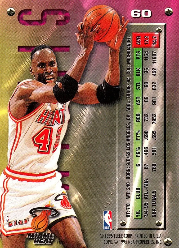 Back of Kevin Willis