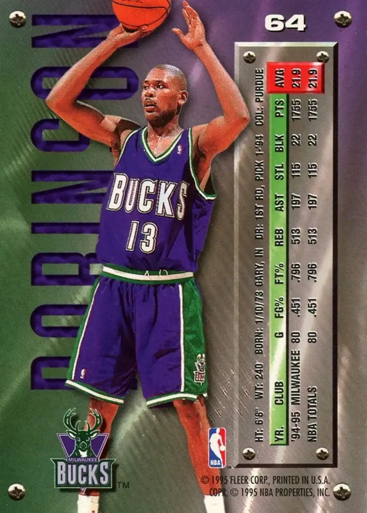 Back of Glenn Robinson
