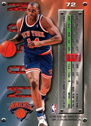 Anthony Mason 裏面