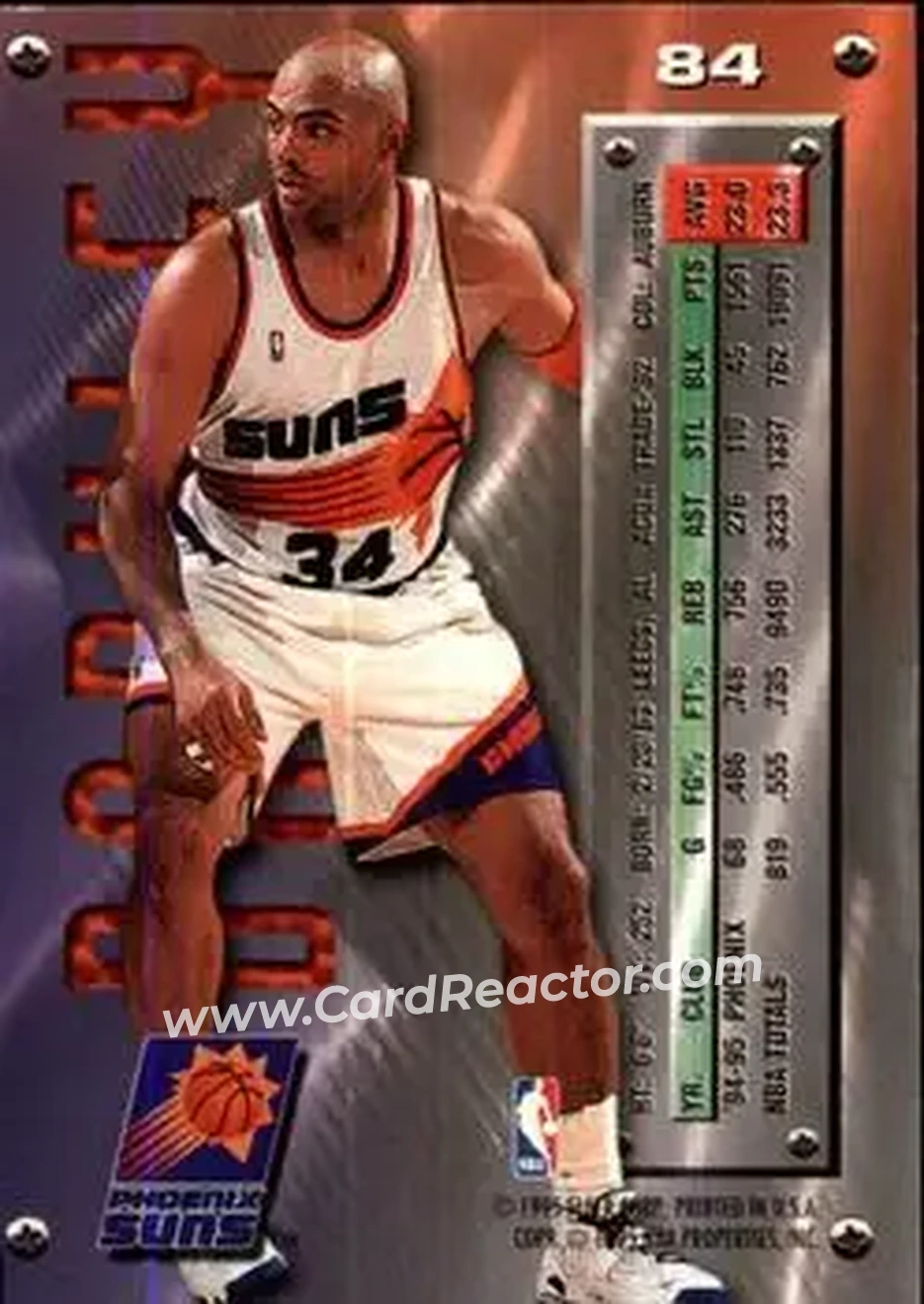 Back of Charles Barkley