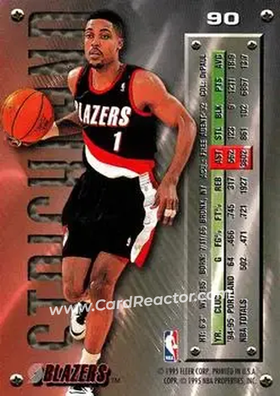 Back of Rod Strickland