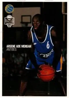 1995-96 Panini LNB (France) #2 - Arsène Ade Mensah - Olympique Antibes