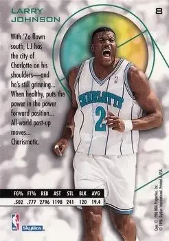 Back of Larry Johnson