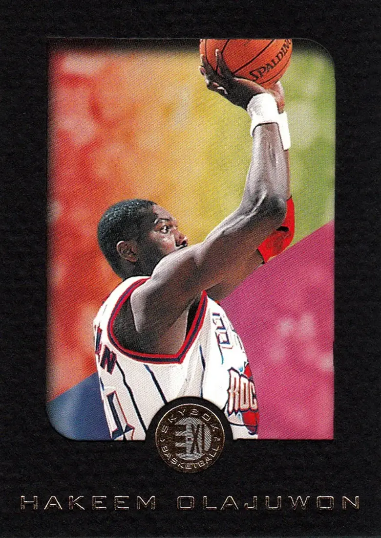1995-96 SkyBox E-XL #32 Hakeem Olajuwon