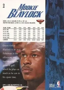 Back of Mookie Blaylock