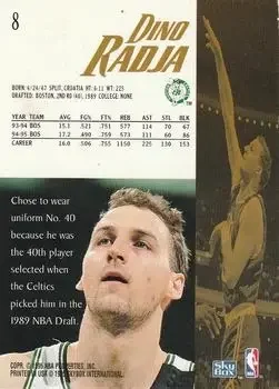Back of Dino Radja