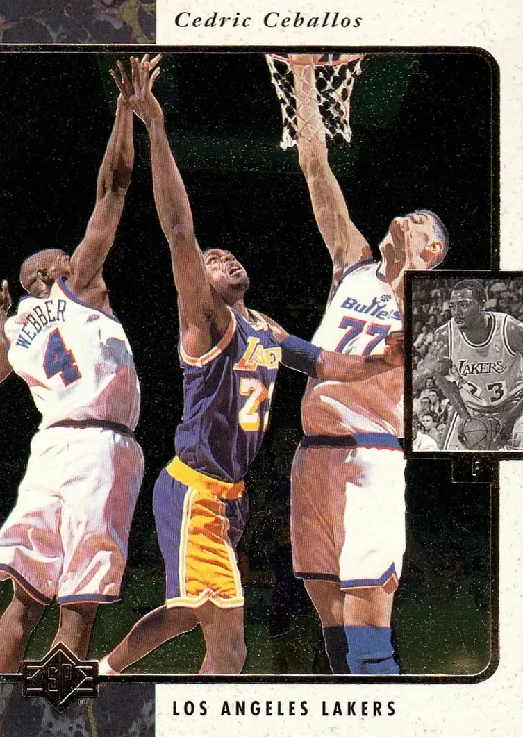 1995-96 SP #65 Cedric Ceballos