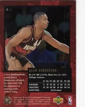 Back of Alan Henderson