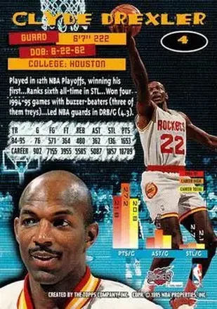 Clyde Drexler back