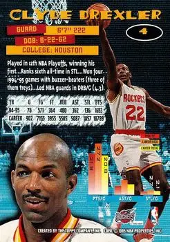 Back of Clyde Drexler