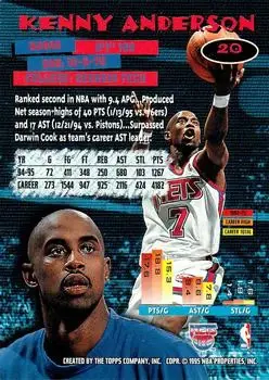 Back of Kenny Anderson