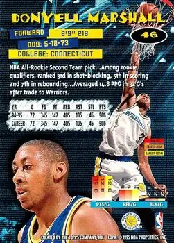 Back of Donyell Marshall