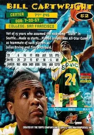 Bill Cartwright back