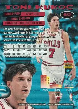 Back of Toni Kukoc
