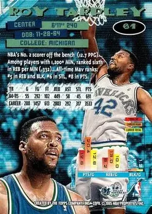 Roy Tarpley back